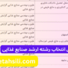 راهنمای انتخاب رشته ارشد صنایع غذایی