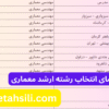 راهنمای انتخاب رشته ارشد معماری