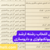 دفترچه و راهنمای انتخاب رشته ارشد مهندسی شیمی - بیوتکنولوژی و وداروسازی
